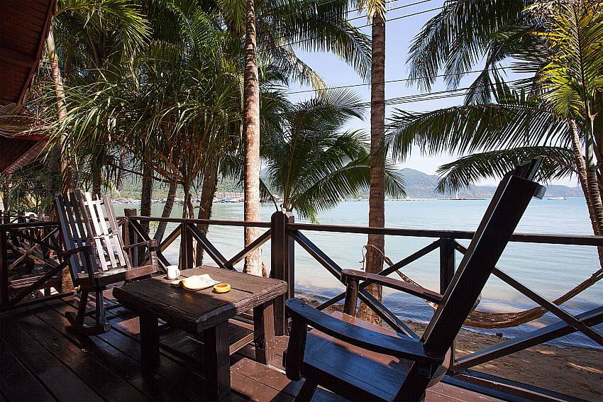 Seat area Natures Oasis Resort No.3 in Southern Koh Chang