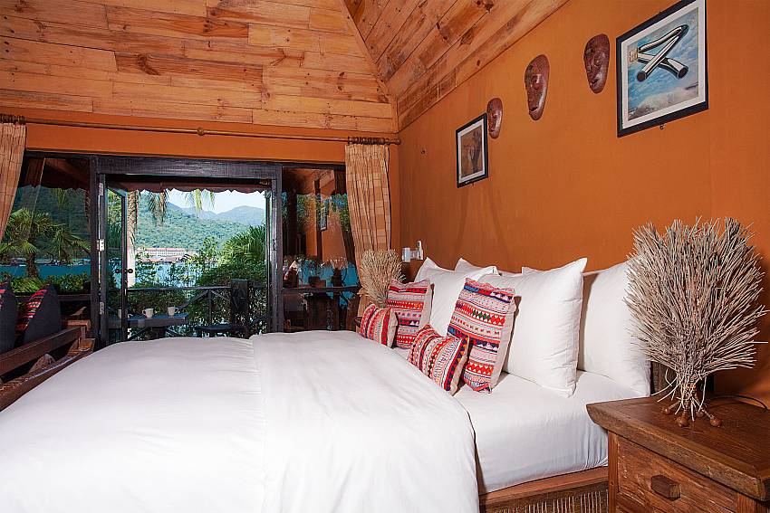 Bedroom Natures Oasis Resort No.8B at Bang Bao Koh Chang