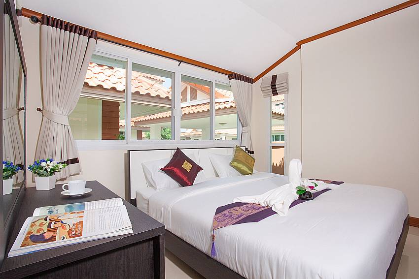 Bedroom Timberland Lanna Villa 301 in Bangsaray Pattaya