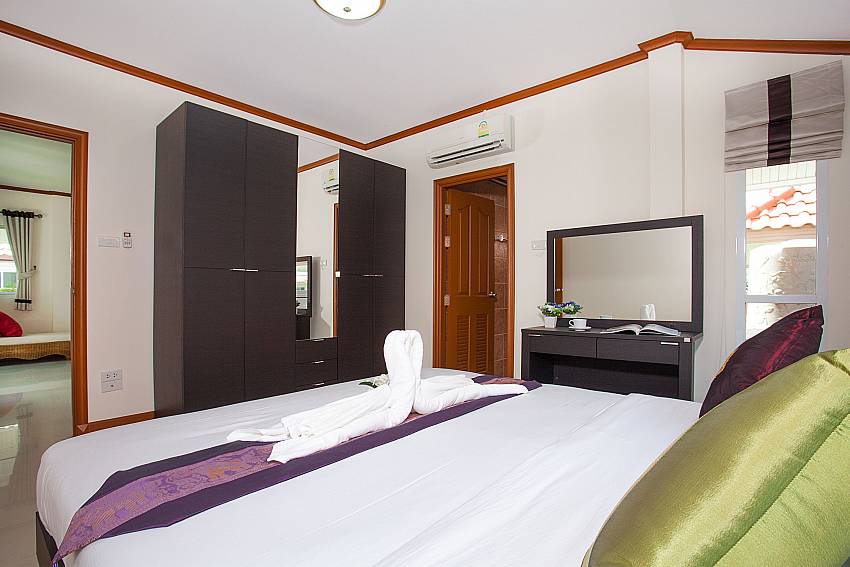 Bedroom Timberland Lanna Villa 301 in Bangsaray Pattaya