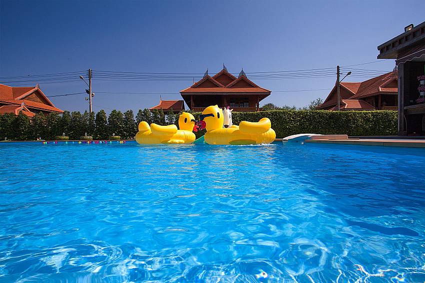 Swimming pool Timberland Lanna Villa 302 in Bangsaray Pattaya