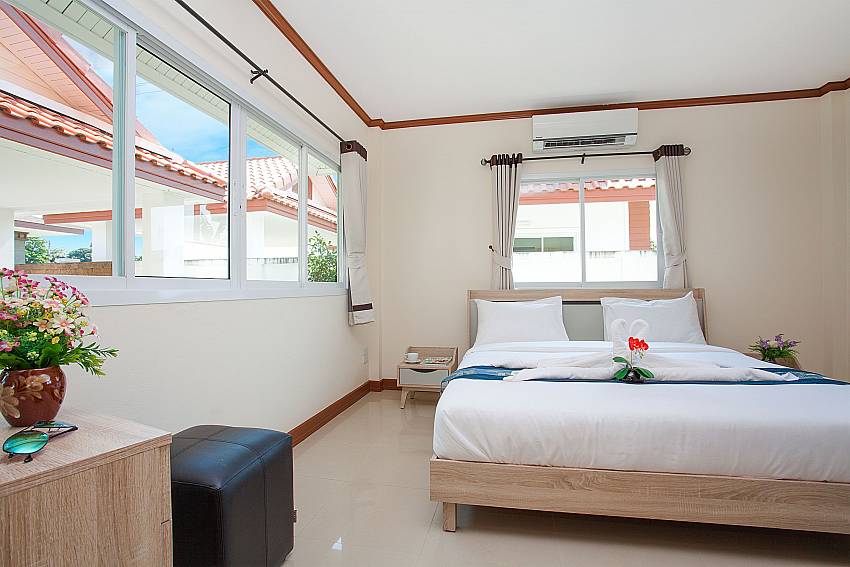 Bedroom Timberland Lanna Villa 303 in Bangsaray Pattaya