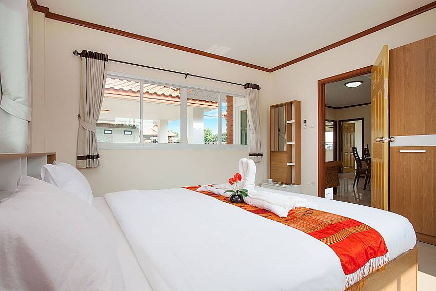 Bedroom Timberland Lanna Villa 304 in Bangsaray Pattaya