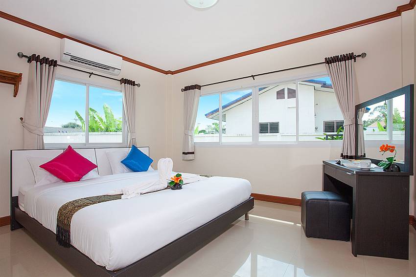 Bedroom Timberland Lanna Villa 305 in Bangsaray Pattaya