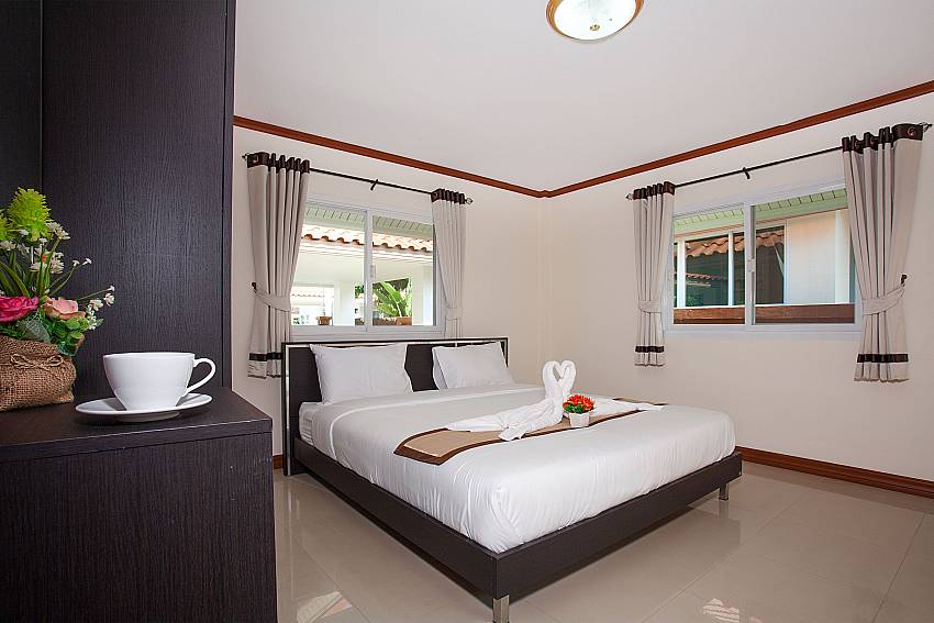 Bedroom Timberland Lanna Villa 402 in Bangsaray Pattaya