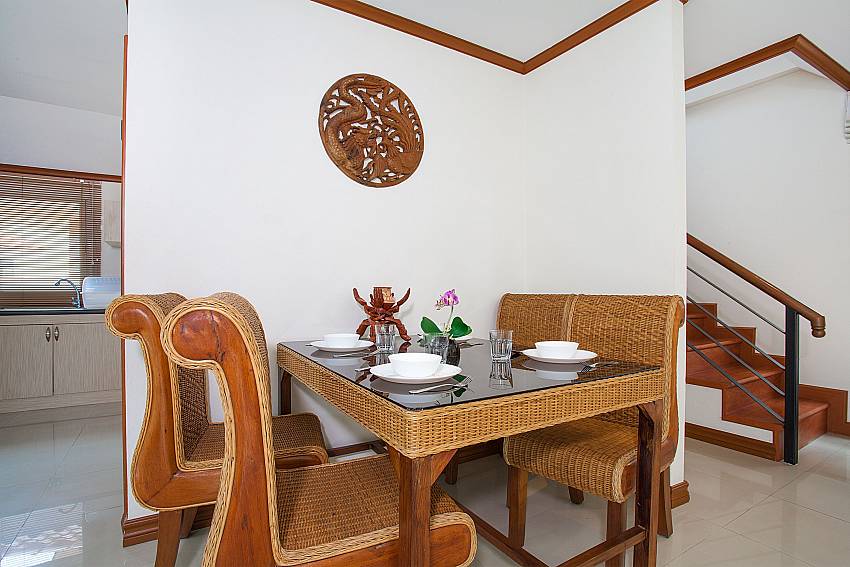Dinning area Timberland Lanna Villa 403 in Pattaya