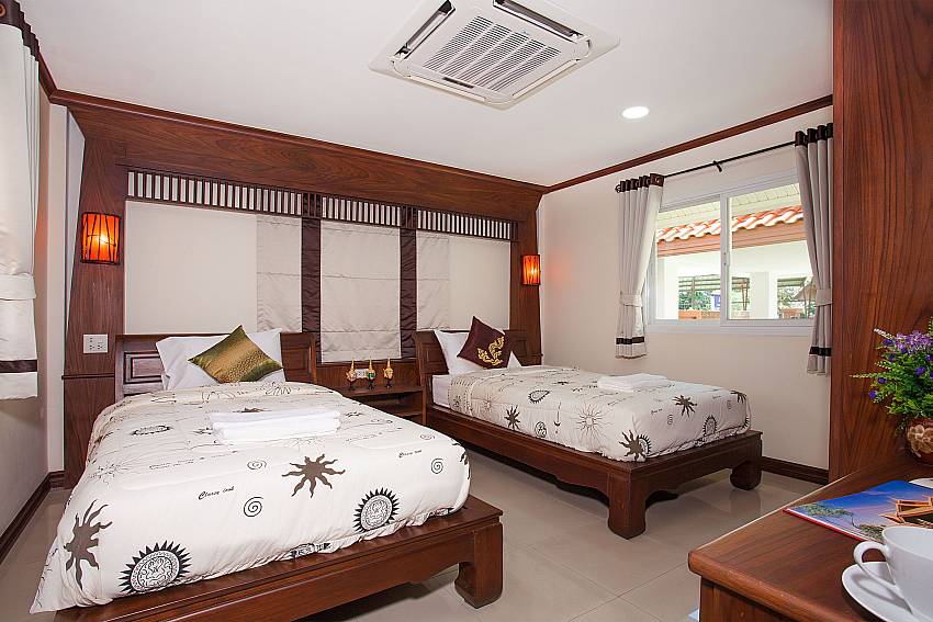 Bedroom Timberland Lanna Villa 404 in Pattaya