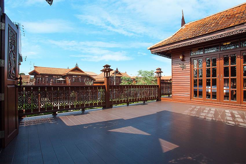 Balcony Timberland Lanna Villa 202 in Pattaya