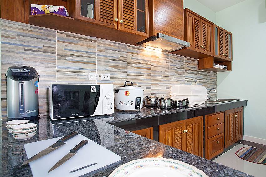 Kitchen Melodious Villa in East Pattaya