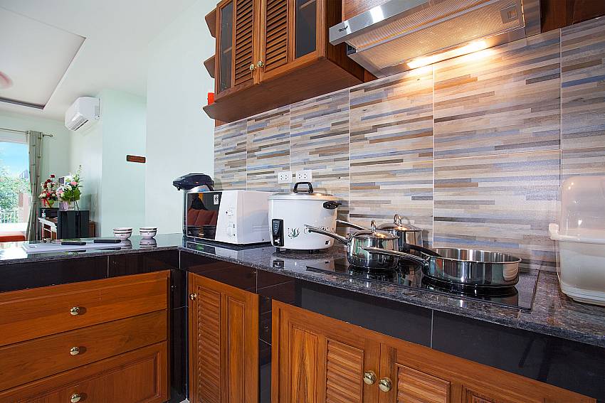 Kitchen Melodious Villa in East Pattaya