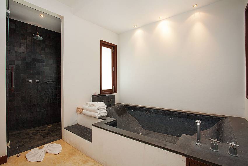 1. en suite bathroom with bath tub at Nirano Villa 24 Phuket