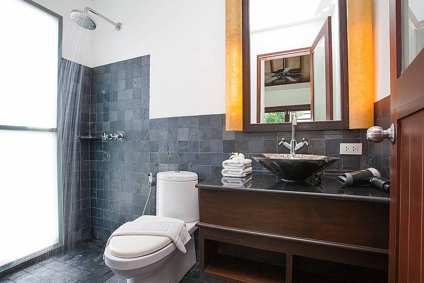 en suite guest bathroom at Nirano Villa 24 in Phuket