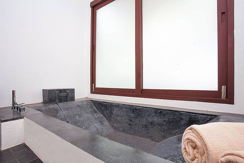 Bath tub in master bathroom of Nirano Villa 31 in Kathu Phuket