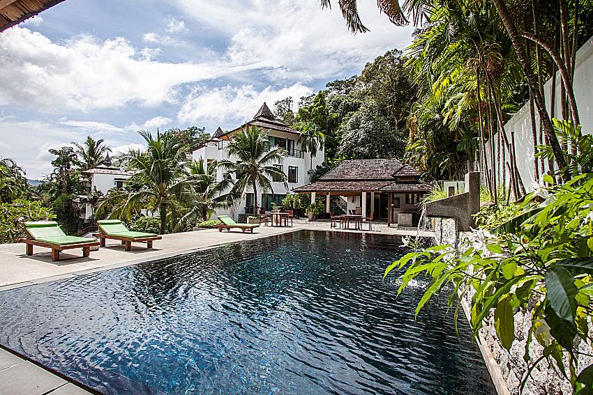 Communal pool with view by by Nirano Villa 31 Phuket