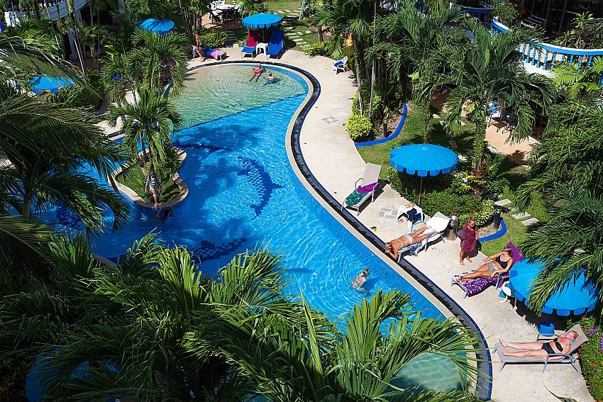 Relax by the big communal pool Apartment Khuno 203 Kamela Phuket