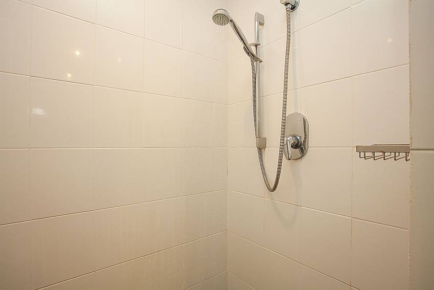 Shower in en-suite master bathroom of Villa Dooriya in Phuket