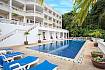 Large pool at 1 bedroom Manuae Condo 102 in Karon Phuket