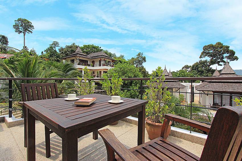 Private terrace with view at Nirano Villa 41 Central Phuket