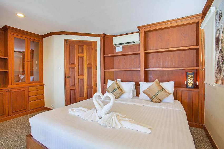 double bed in 3. bedroom at Villa Balie Phuket