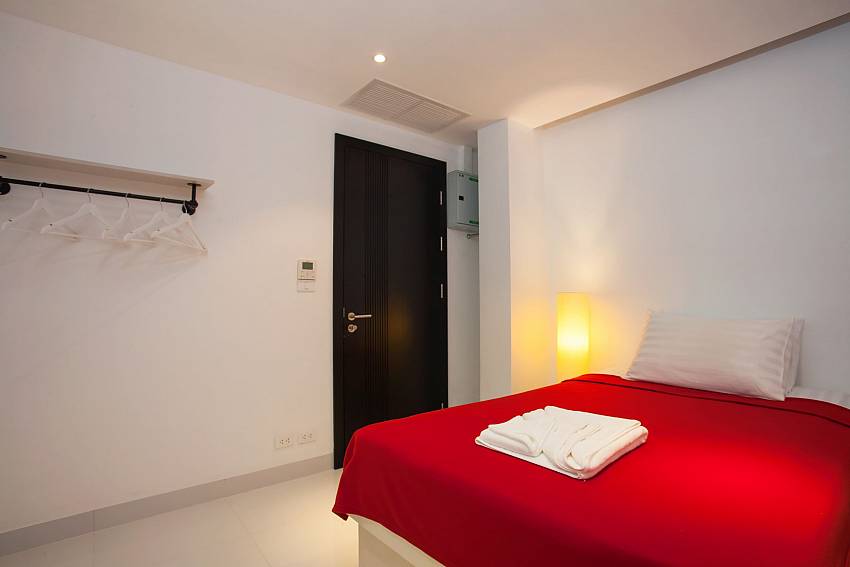 Guest bedroom with one single bed at Sadhay B1 Condo Phuket