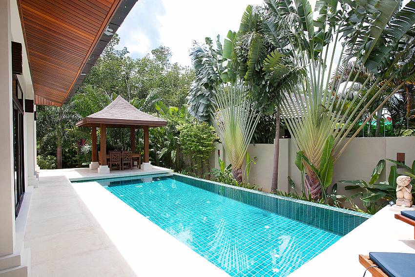 Swimming pool with thai sala Of Anandita Villa