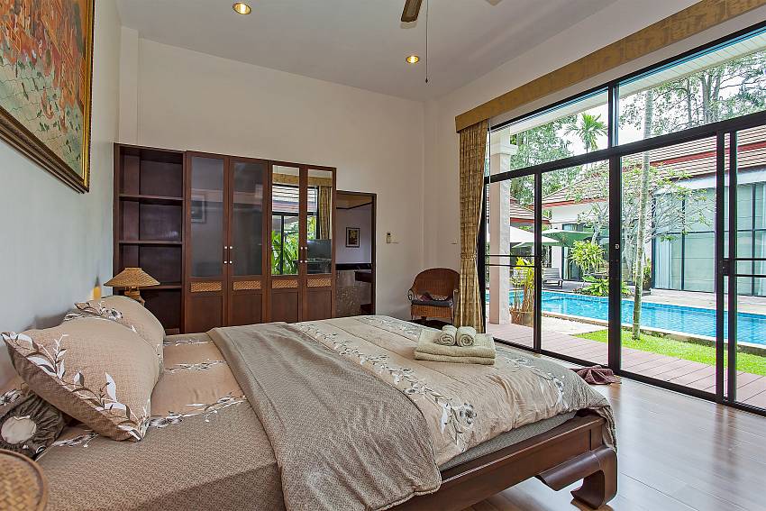 3. bedroom with direct pool access at Villa Klasse pattaya