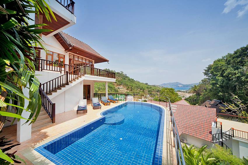 Patong Hill Estate Five | 5 Bed Pool Villa with Ocean View Patong Phuket