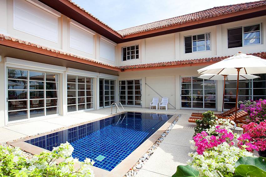 Living Room and Master Bedroom overlook the pool-ruedi-villa_2+-bedroom_private_pool_kata-beach_phuket_thailand