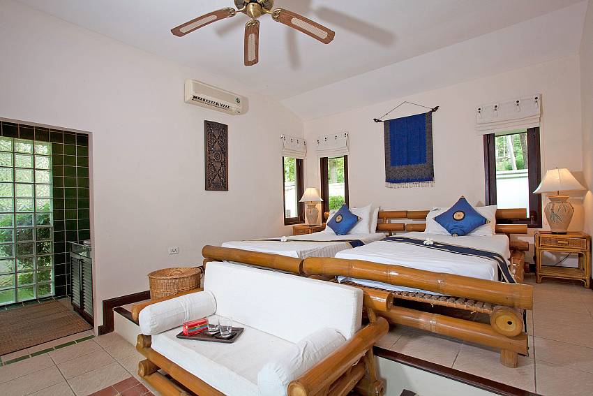 Twin Bedroom_bamboo-villa-p11_3-bedroom_private-pool_koh-samui_thailand