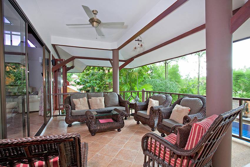 Main Terrace and Terrace Lounge_angelica-garden_3-bedroom_pool-villa_jacuzzi-terrace_bang-por_koh-samui_thailand