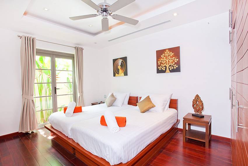 Twin Bed Bedroom_diamond-villa-248_3-bedroom_private-pool_bang tao_phuket