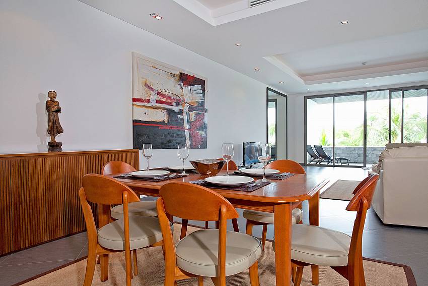 Dining Table_condo-indigo-204_luxury-2-bedroom-apartment_private-pool_bang-tao_phuket_thailand