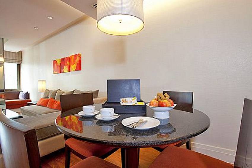 Dinning table Of Sala Daeng Designer Suite Room 606
