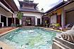 Swimming pool in the middle of the house Of Asian Villa Gorgeous