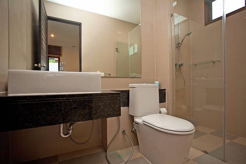 Toilet with basin wash and shower Of Chalong Sunshine Villa