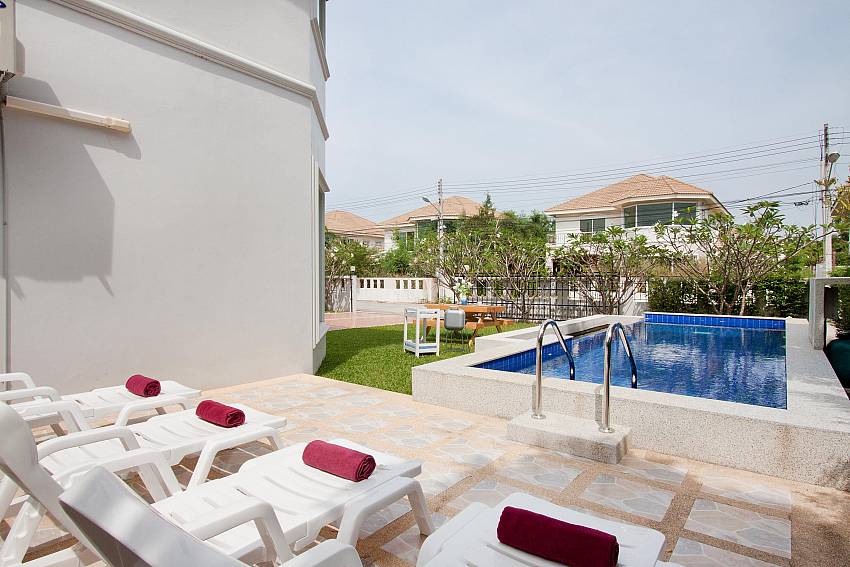Sun bed by the pool Of Wonder Villa A