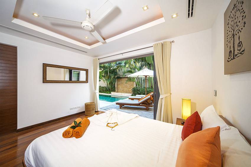 Bedroom near the pool Of Diamond Villa 3B No.201 (Third)