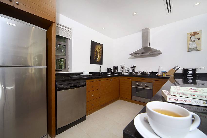 Kitchen room with refrigerator and coffee bar Of Diamond Villa No.211