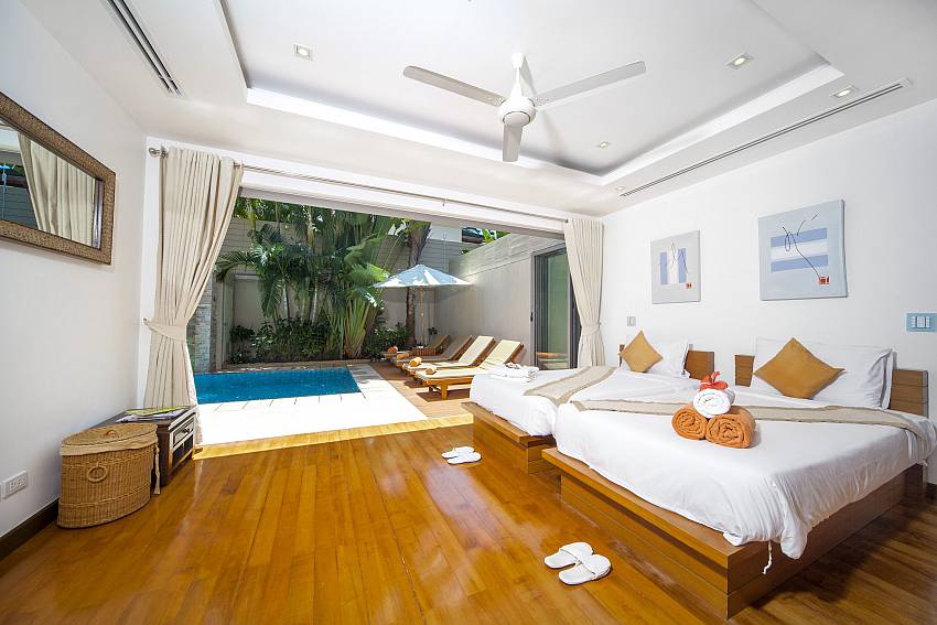 Double bedroom near the pool Of Diamond Villa No.211 (Second)
