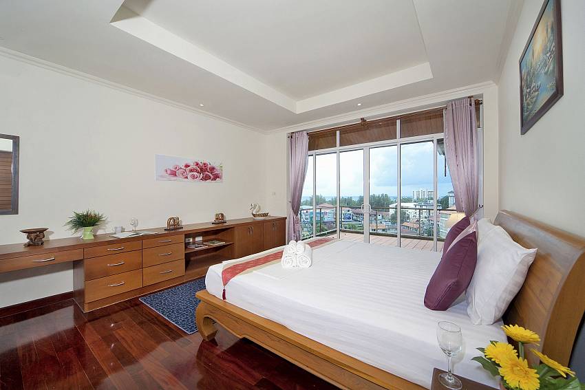 Bedroom see views with shelves Of Karon Hill Villa 21 (Second)