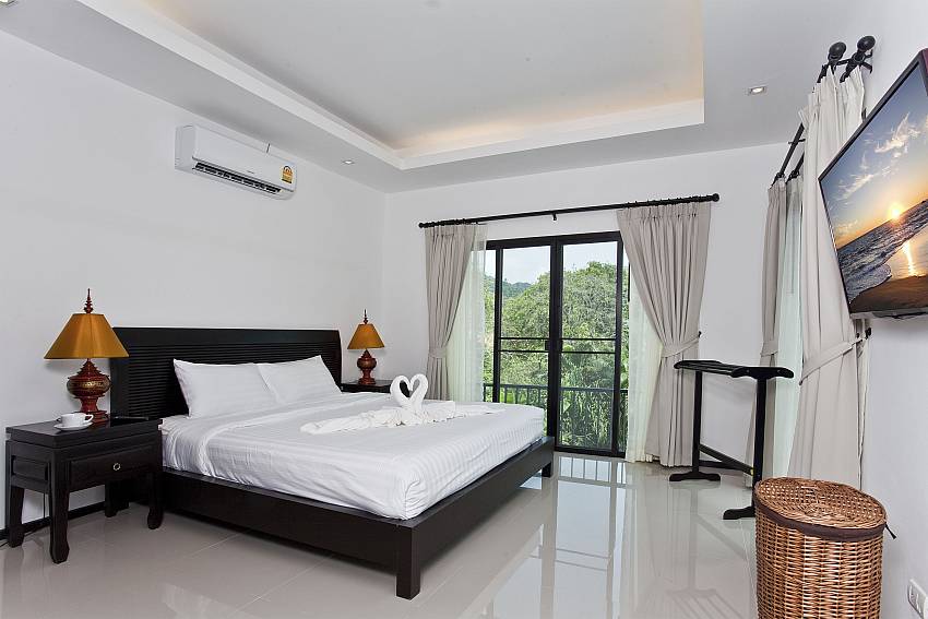Bedroom see views with TV Of Classical Villa 1 (First)