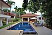 Swimming pool with sun bed Of Summitra Pavilion Villa No. 9