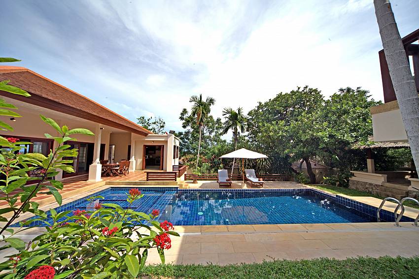 Great private pool at Summitra Pavilion Villa No. 9 in Choeng Mon Koh Samui