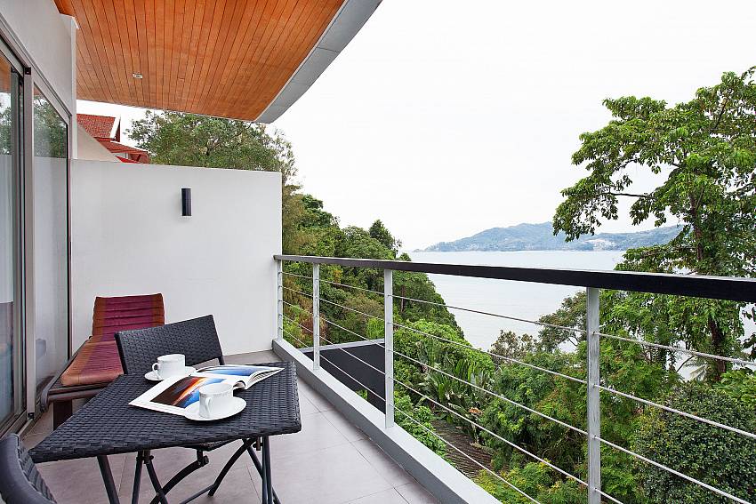 Coffee table on balcony Of Seductive Sunset Villa Patong A7