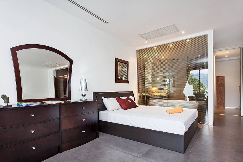 Master bedroom with en-suite bathroom at Seductive Sunset Villa Patong A7 Phuket