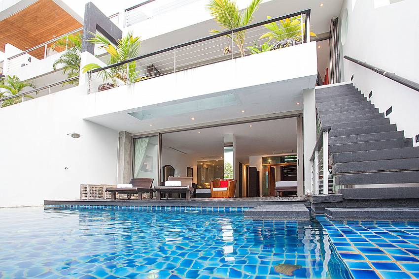 Private pool at Seductive Sunset Villa Patong A7 in West Phuket