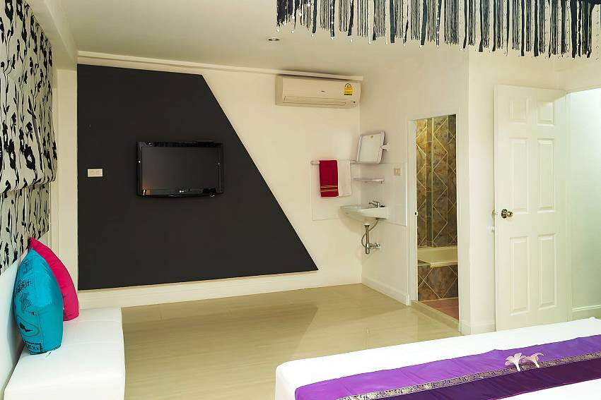 En suite bedroom at Pratumnak Point Villa in Pattaya