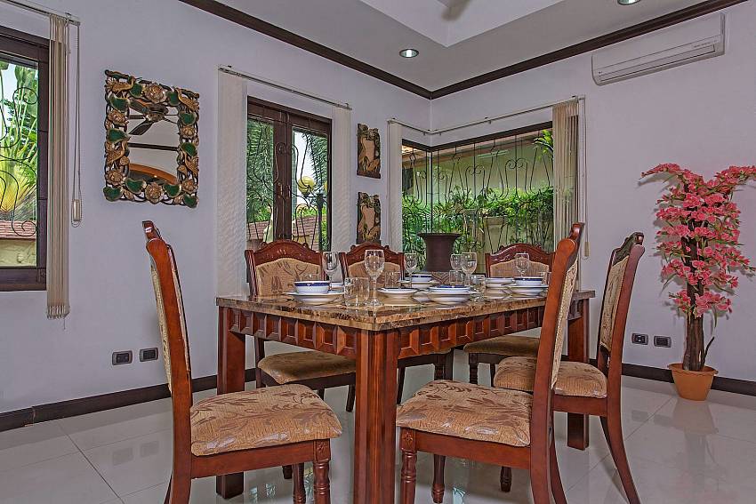 Dinning table of Tranquillo Pool Villa