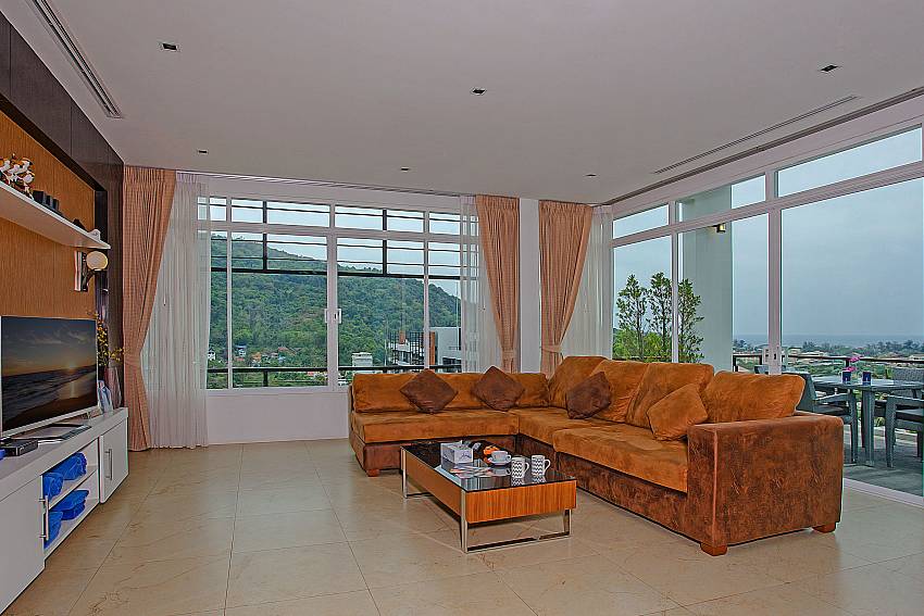 Living room of Kata Horizon Villa A1