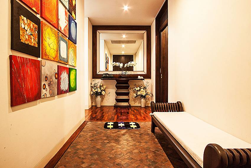 Sofa in the house of Churai Condo